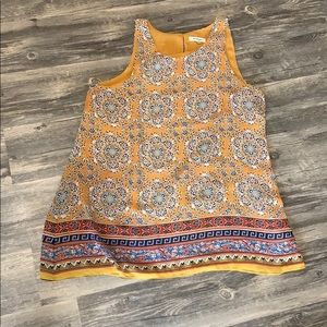 Boho flowy tank